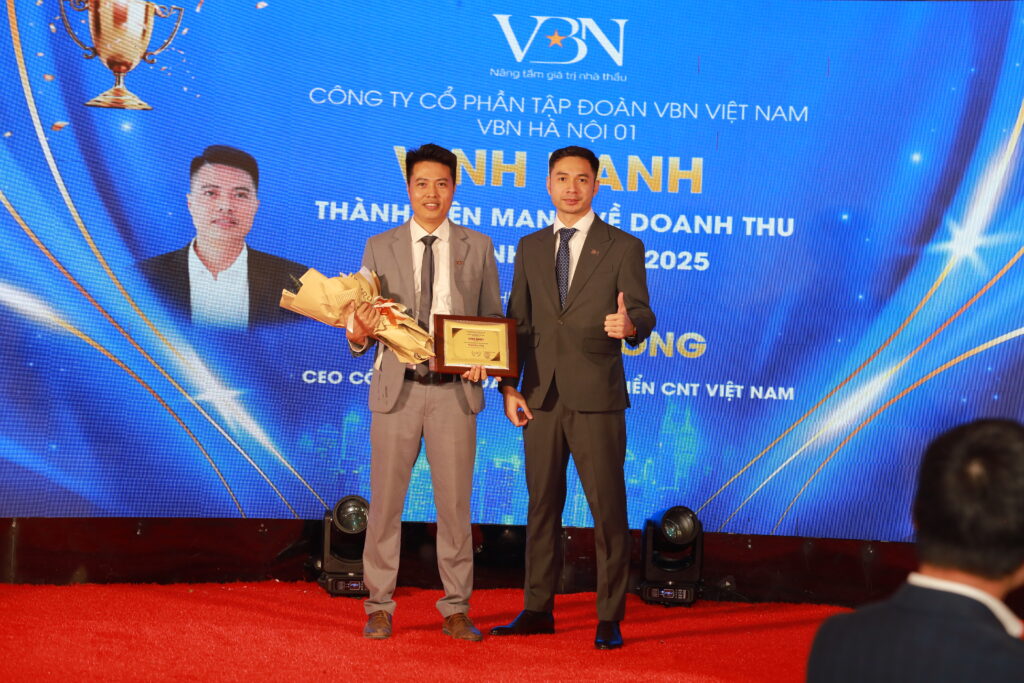 VBN vinh danh thành viên có doanh thu trao và doanh thu nhận về cao nhất 2025 - CEO Phạm Duy Công