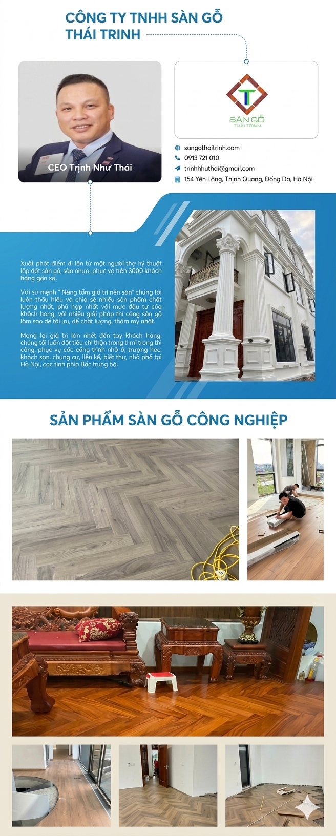 Giới thiệu sàn gỗ Thái Trinh