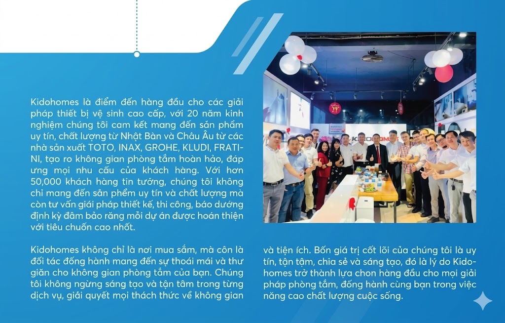 Thiết bị vệ sinh Kidohomes